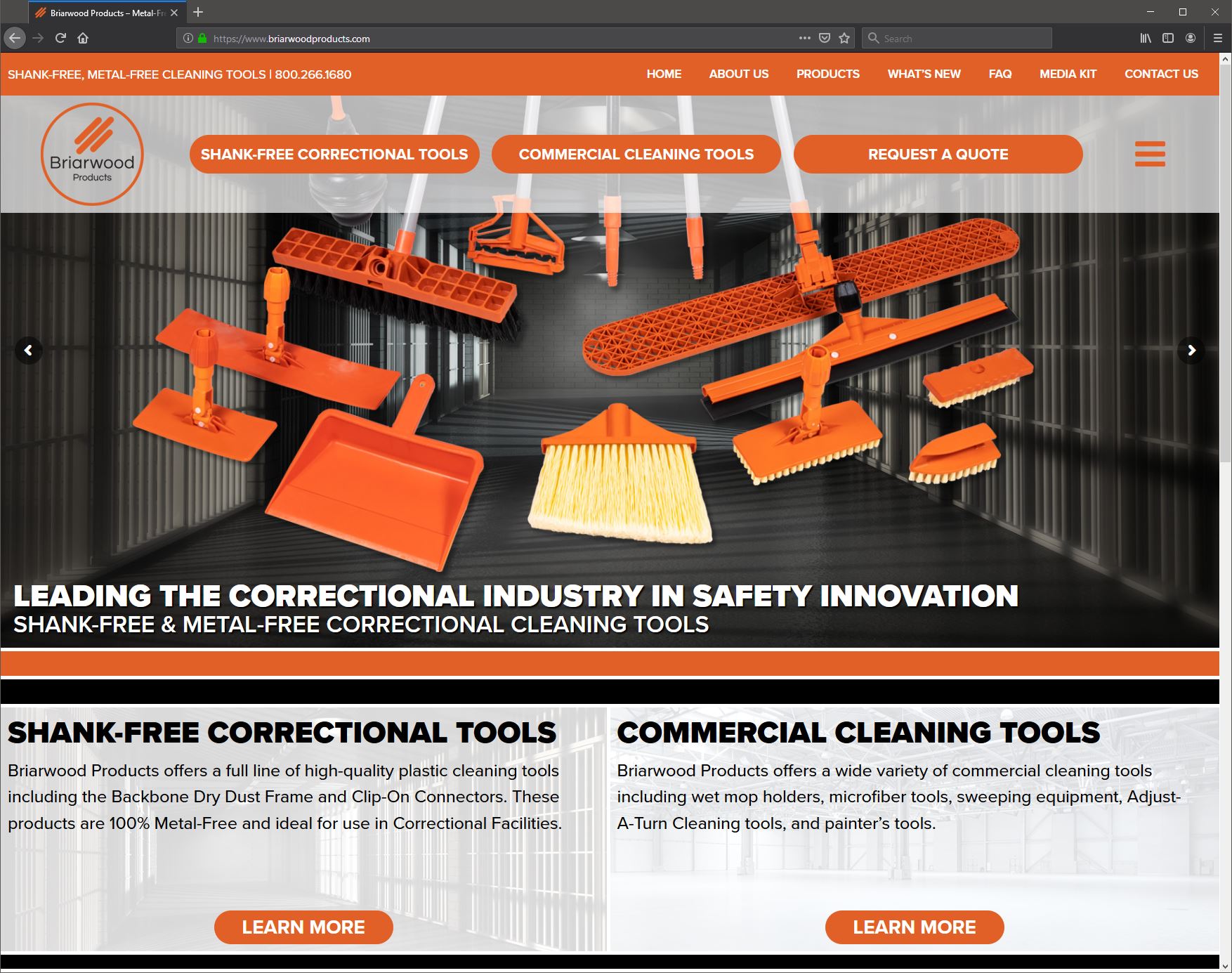 Cleveland Web Design for Briarwood Products