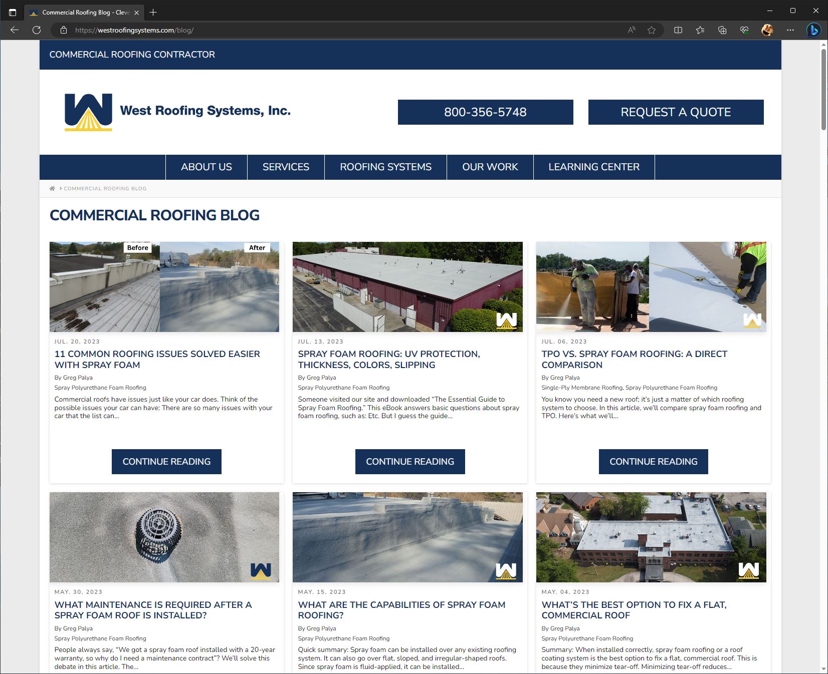 Featured image for “New Website for West Roofing”